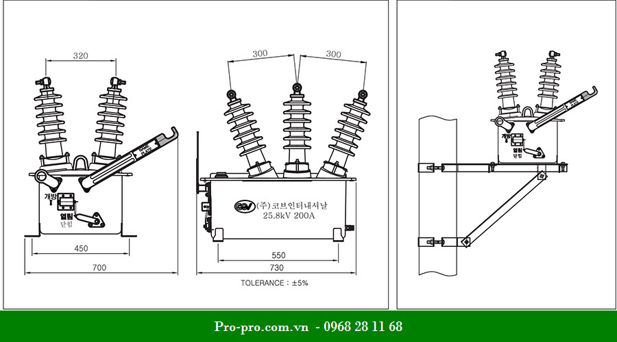 Công tắc đóng ngắt tự động COV