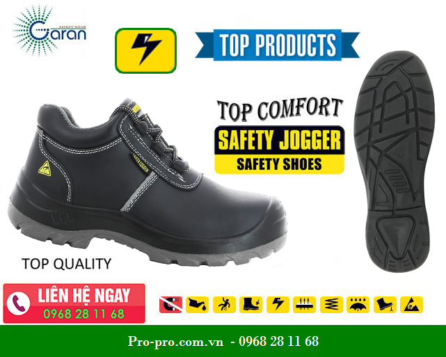 Giày bảo hộ lao động Safety Jogger Aura S3 ESD