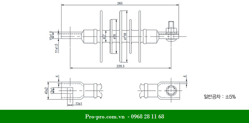 Khớp nối Polymer cách điện – Polymer Coupling Insulator