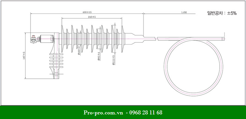 Van chống sét - Lightening Arrester (Gapiess, Wireless Type) 