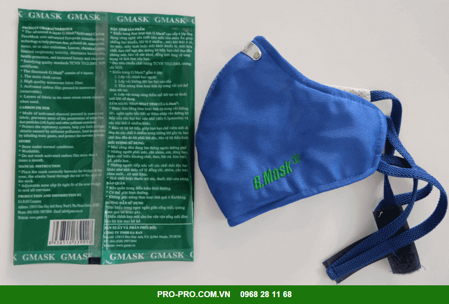 Khẩu trang than hoạt tính Gmask