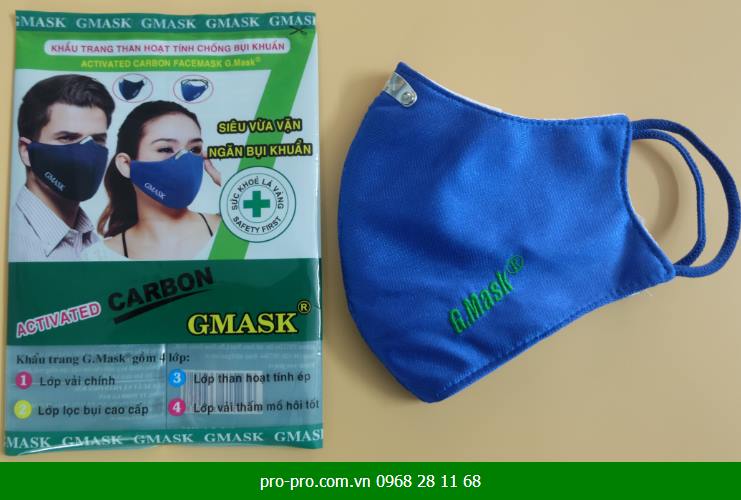 khẩu trang than hoạt tính Gmask