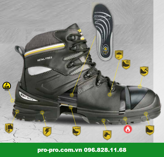 Giày bảo hộ Jogger chất lượng cần phải có đầy đủ các tính năng
