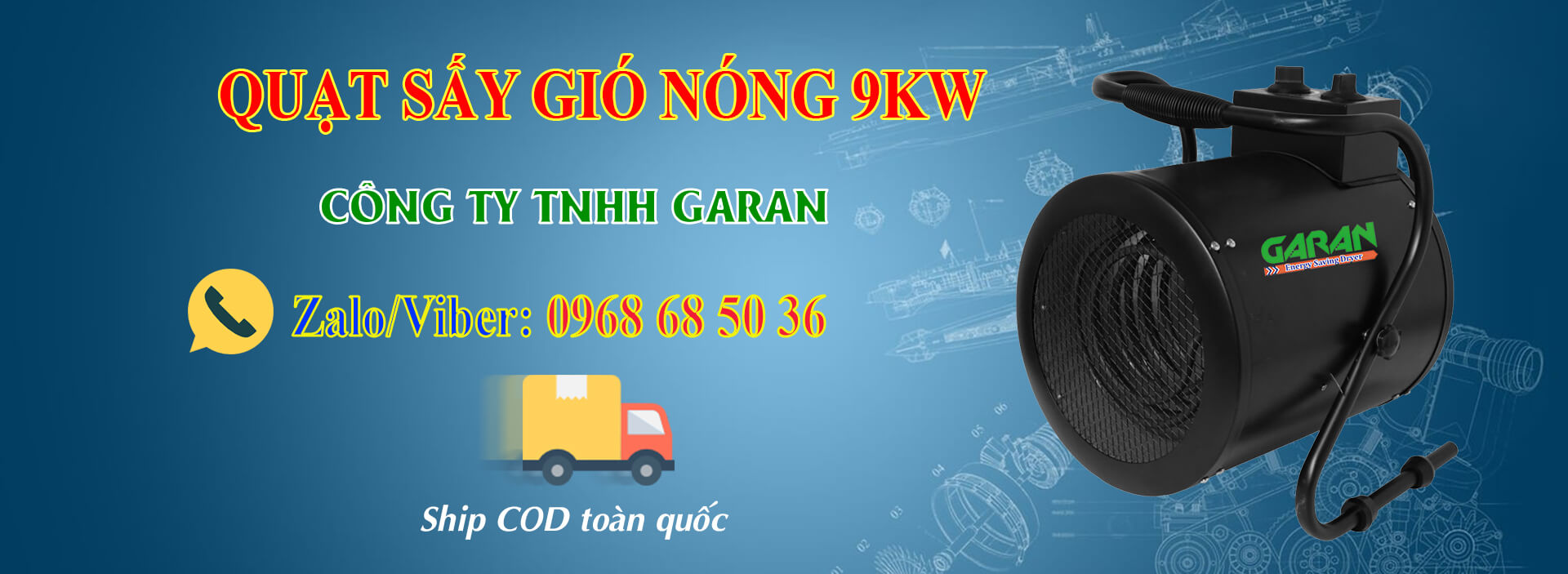 Quạt sấy gió nóng
