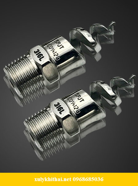 béc phun xoắn tháp xử lý khí thải