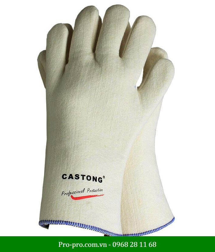 Găng Tay Chịu Nhiệt Castong 300 độ màu trắng