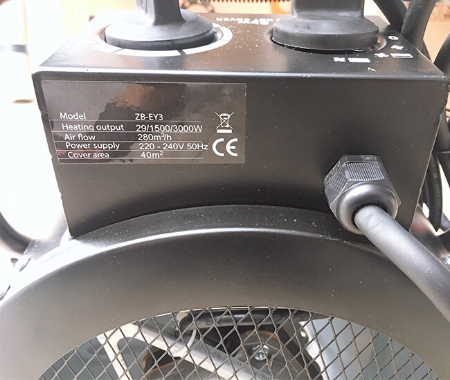 Quạt Sấy Công Nghiệp 3Kw Dạng Tròn 