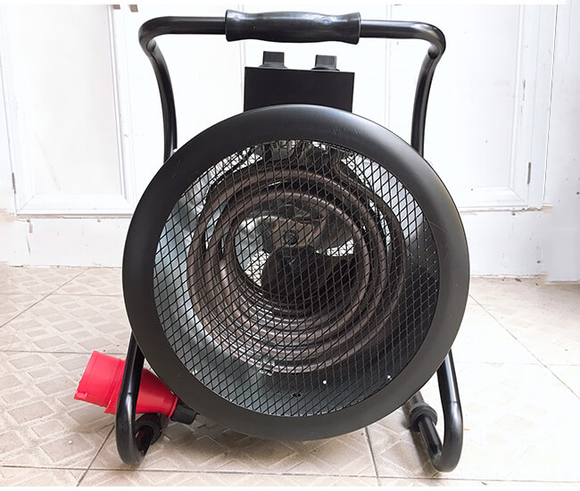 máy sấy gió nóng bằng điện trở công nghiệp 9kw.h có quạt gió nóng 