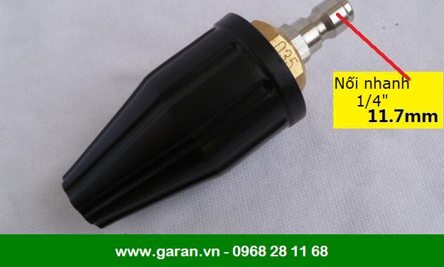 Đầu phun xoáy áp lực cao có kiểu dáng gọn nhẹ, độ bền cao
