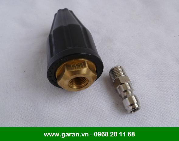 Đầu phun xoáy áp lực cao tạo dòng nước phun xoáy áp lực cao đến 250 bar